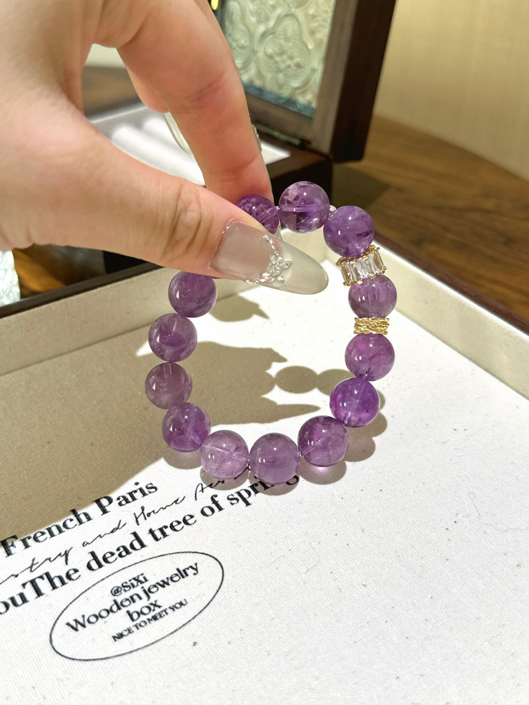 ▫️▪️ Amethyst bracelet